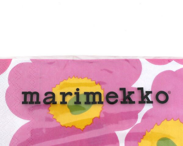 マリメッコ（marimekko） ウニッコ/UNIKKO ペーパーナプキン ライトピンク