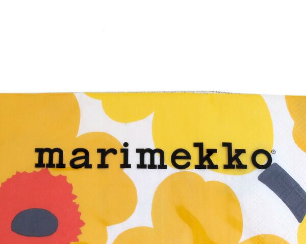 マリメッコ（marimekko） ウニッコ/UNIKKO ペーパーナプキン ダークイエロー