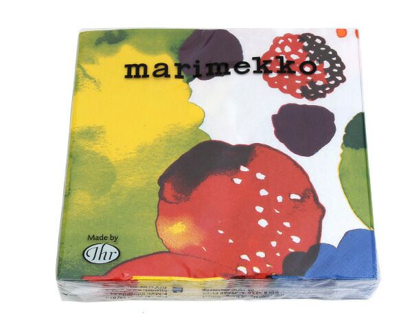 マリメッコ（marimekko） ユハンヌスタイカ/JUHANNUSTAIKA ペーパーナプキン ホワイト