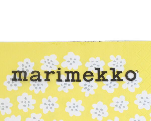 マリメッコ（marimekko） プケッティ/PUKETTI ペーパーナプキン イエロー