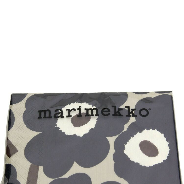 マリメッコ（marimekko） ウニッコ/UNIKKO ペーパーナプキン ブルーリネン