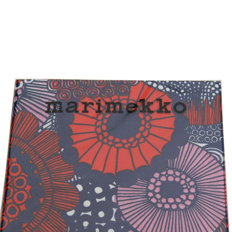 マリメッコ（marimekko） シイルトラプータルハ/SIIRTOLAPUUTARHA ペーパーナプキン ブルー