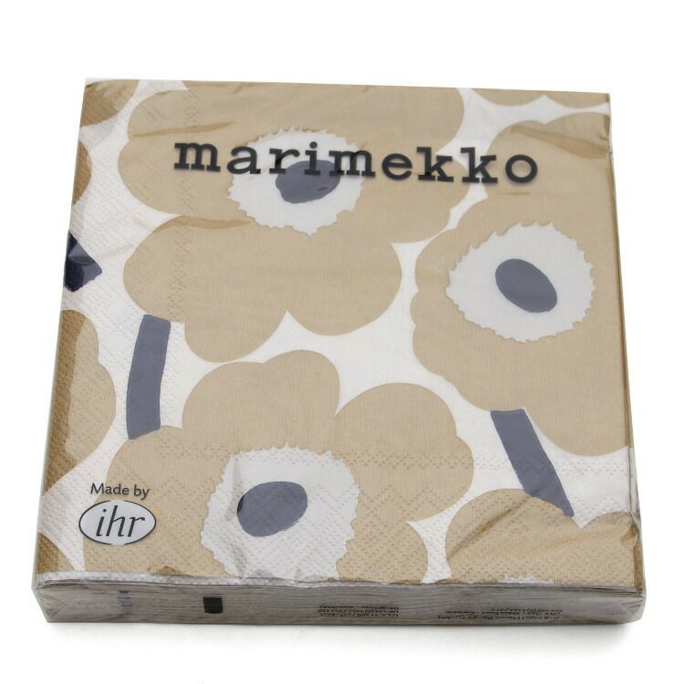 マリメッコ（marimekko） ウニッコ/UNIKKO ペーパーナプキン クリームリネン
