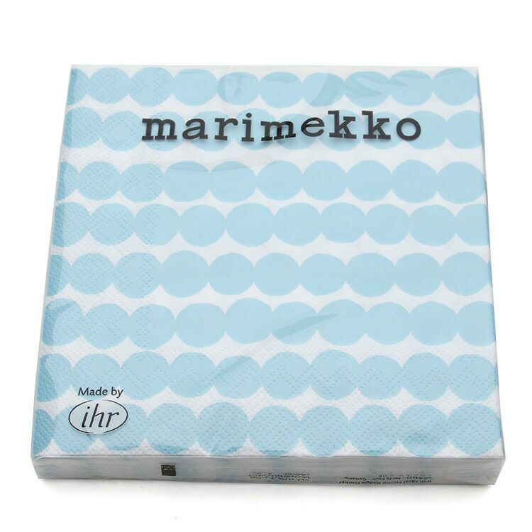 マリメッコ（marimekko） ラシィマット/RASYMATTO ペーパーナプキン ライトブルー