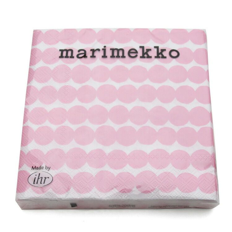 マリメッコ（marimekko） ラシィマット/RASYMATTO ペーパーナプキン ホワイトローズ