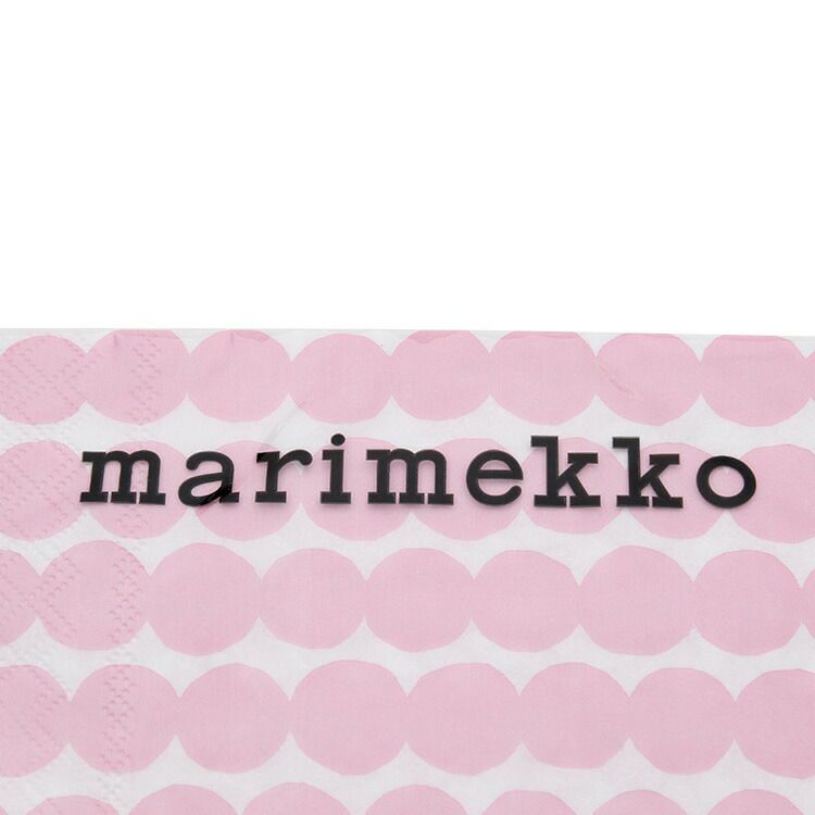 マリメッコ（marimekko） ラシィマット/RASYMATTO ペーパーナプキン ホワイトローズ