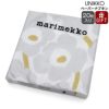 マリメッコ（marimekko） ウニッコ/UNIKKO ペーパーナプキン ホワイトシルバー