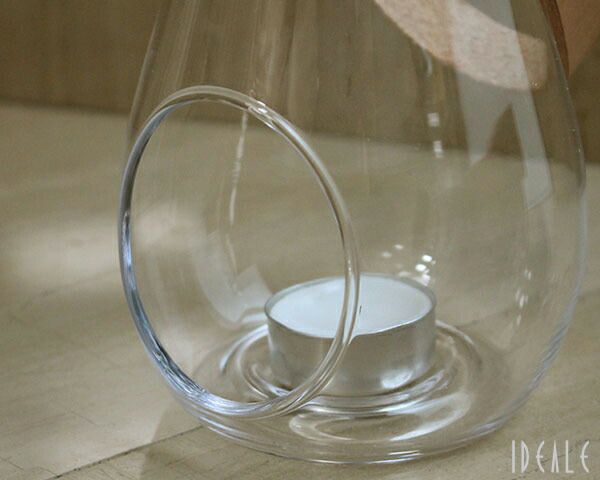 ホルムガード（Holmegaard） デザイン ウィズ ライト/DESIGN WITH LIGHT ランタン S 16cm クリア