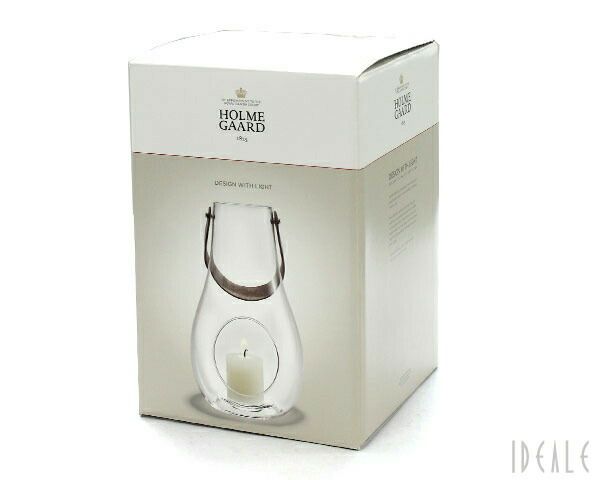 ホルムガード（Holmegaard） デザイン ウィズ ライト/DESIGN WITH LIGHT ランタン M 25cm クリア