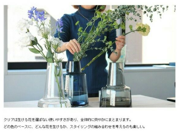 ホルムガード（Holmegaard） フローラ/Flora ベース 12cm ミディアム クリア