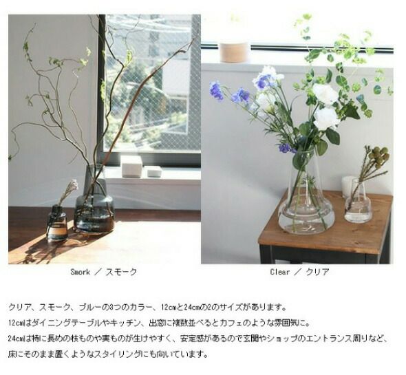 ホルムガード（Holmegaard） フローラ/Flora ベース 12cm ミディアム クリア