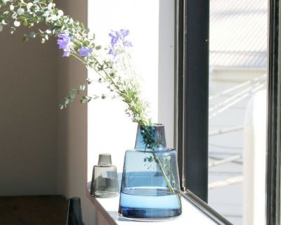 ホルムガード（Holmegaard） フローラ/Flora ベース 24cm ショート ターコイズ