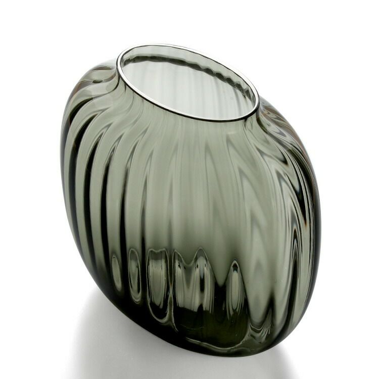 ホルムガード（Holmegaard） プリムラ/PRIMULA オーバルベース 17.5cm スモーク