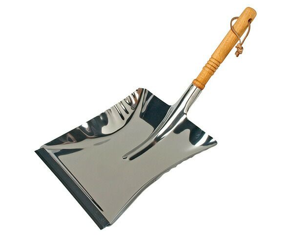 レデッカー（REDECKER） ウッド柄のスコップちりとり(ステンレス)