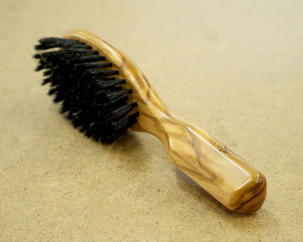 レデッカー（REDECKER） オリーブウッド オーバル ヘアブラシ 17.5cm イノシシ毛