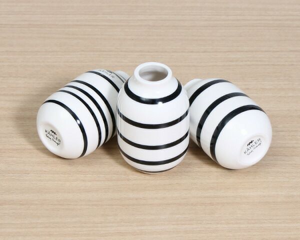 ケーラー（Kahler） オマジオ/Omaggio ベース ミニ 3個セット ブラック