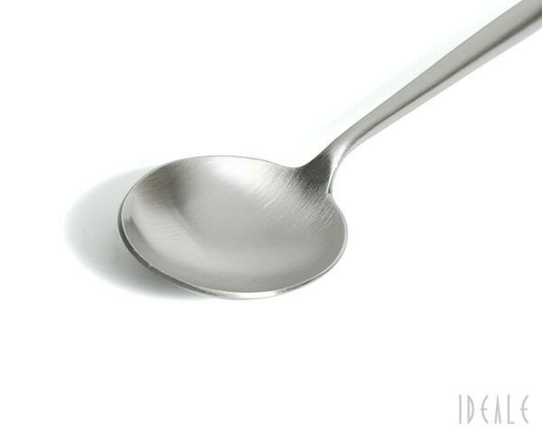 クチポール（Cutipol） ムーンマット/MOON MATT デザートスプーン シルバー