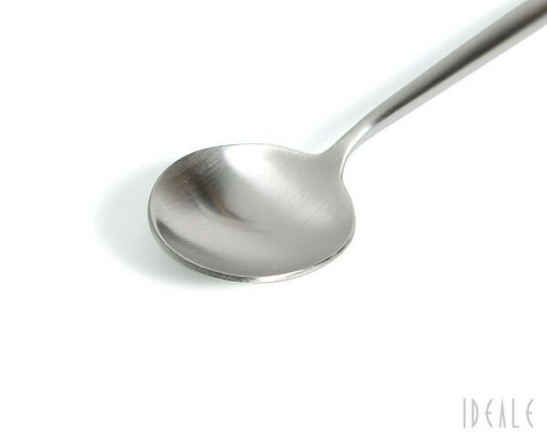 クチポール（Cutipol） ムーンマット/MOON MATT コーヒー/ティー スプーン シルバー