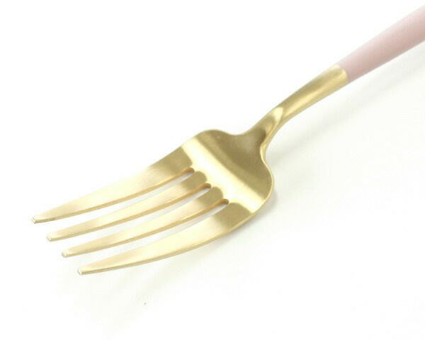 クチポール（Cutipol） ゴア/GOA ディナー/テーブルフォーク ピンクマットゴールド