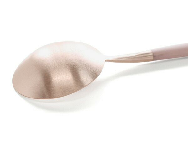 クチポール（Cutipol） ゴア/GOA デザートスプーン ピンクマットローズゴールド