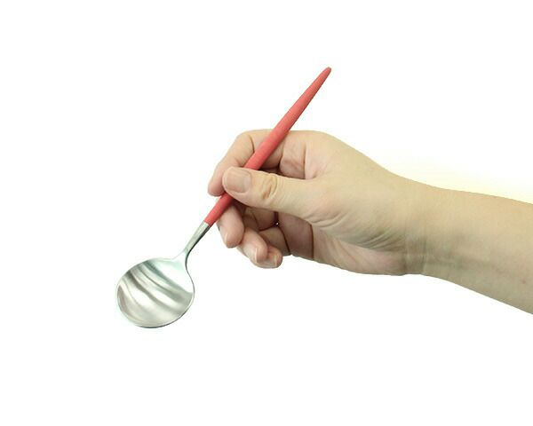 クチポール（Cutipol） ゴア/GOA デザートスプーン レッド