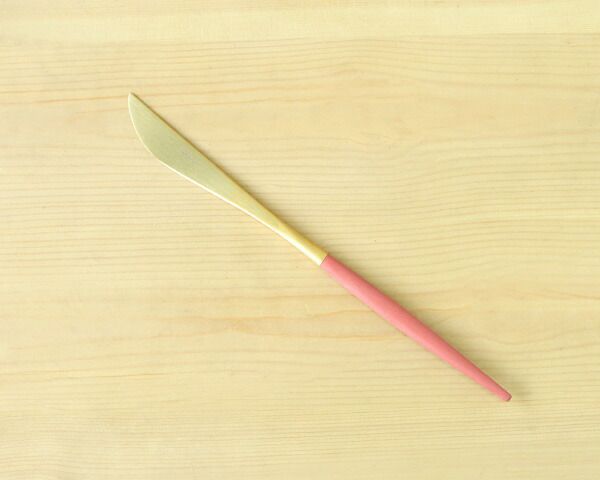 クチポール（Cutipol） ゴア/GOA ディナーナイフ レッドマットゴールド