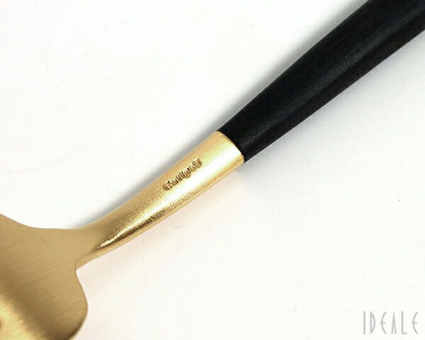 クチポール（Cutipol） ゴア/GOA ディナーフォーク ブラックマットゴールド