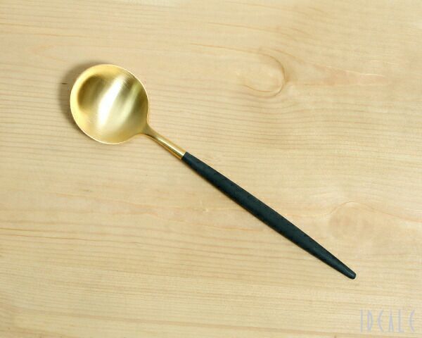 クチポール（Cutipol） ゴア/GOA ディナースプーン ブラックマットゴールド