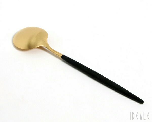 クチポール（Cutipol） ゴア/GOA ディナースプーン ブラックマットゴールド