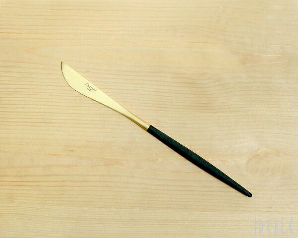 クチポール（Cutipol） ゴア/GOA デザートナイフ ブラックマットゴールド