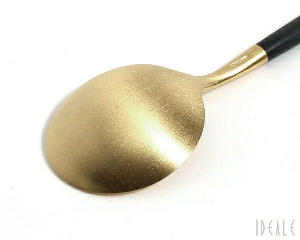 クチポール（Cutipol） ゴア/GOA コーヒー/ティースプーン ブラックマットゴールド