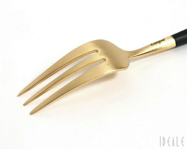クチポール（Cutipol） ゴア/GOA ケーキフォーク ブラックマットゴールド