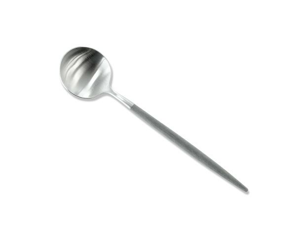 クチポール（Cutipol） ゴア/GOA デザートスプーン グレー