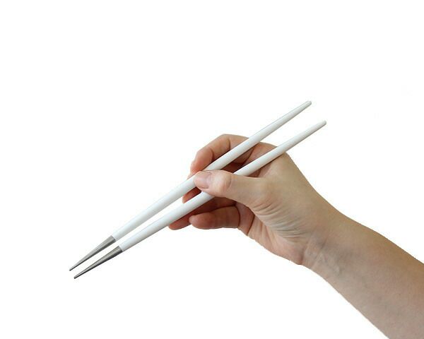 クチポール（Cutipol） ゴア/GOA 箸 + 箸置きセット ホワイト