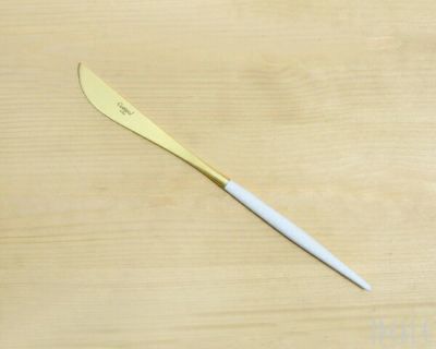 クチポール（Cutipol） ゴア/GOA ディナーナイフ ホワイトマットゴールド