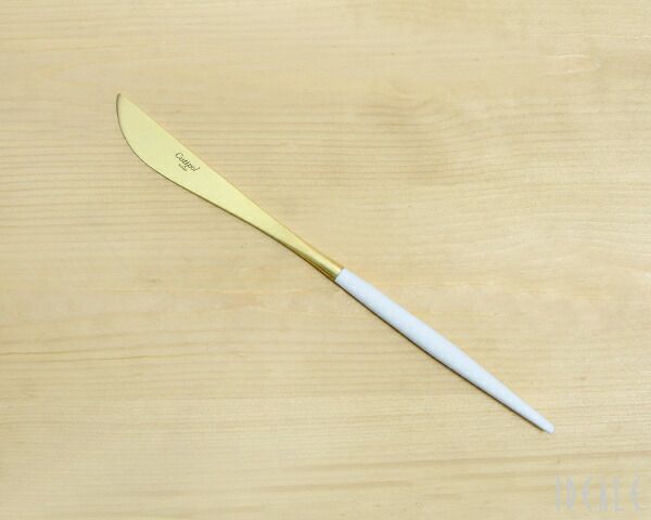 クチポール（Cutipol） ゴア/GOA ディナーナイフ ホワイトマットゴールド