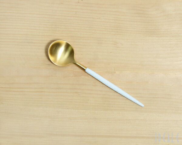 クチポール（Cutipol） ゴア/GOA コーヒー/ティースプーン ホワイトマットゴールド