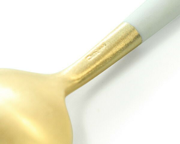 クチポール（Cutipol） ゴア/GOA ロングドリンクスプーン ホワイトマットゴールド