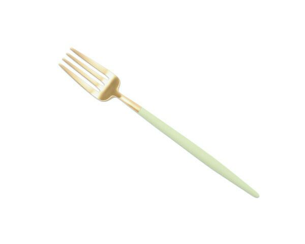 クチポール（Cutipol） ゴア/GOA デザートフォーク セラドンマットゴールド