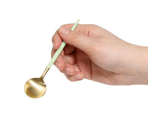 クチポール（Cutipol） ゴア/GOA コーヒー/ティースプーン セラドンマットゴールド