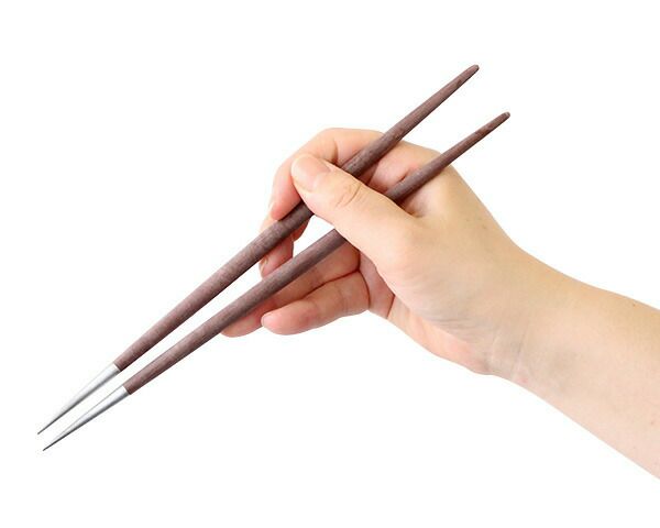 クチポール（Cutipol） ゴア/GOA 箸 + 箸置きセット ブラウン