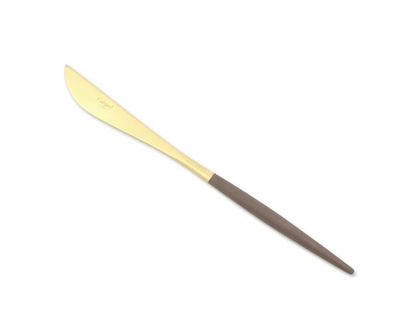クチポール（Cutipol） ゴア/GOA ディナーナイフ ブラウンマットゴールド