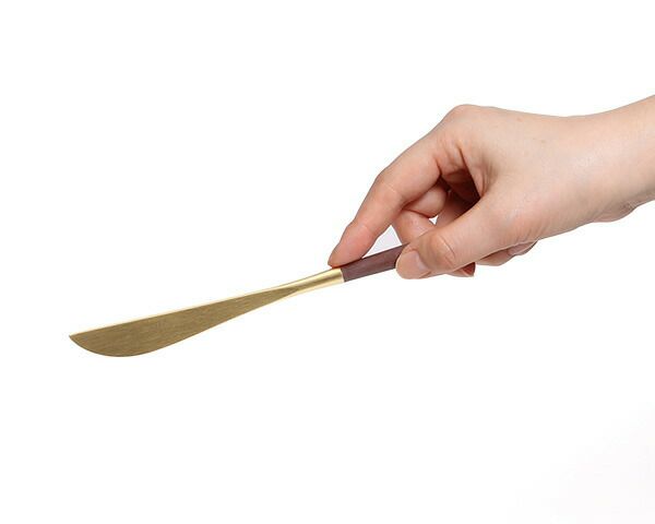 クチポール（Cutipol） ゴア/GOA ディナーナイフ ブラウンマットゴールド