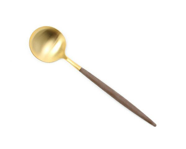クチポール（Cutipol） ゴア/GOA ディナースプーン ブラウンマットゴールド