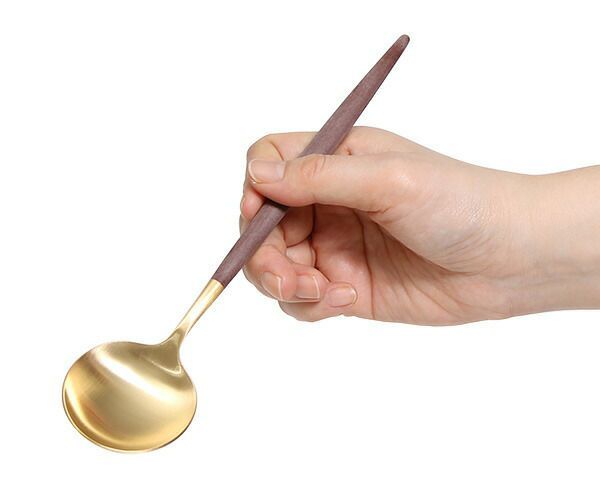 クチポール（Cutipol） ゴア/GOA ディナースプーン ブラウンマットゴールド