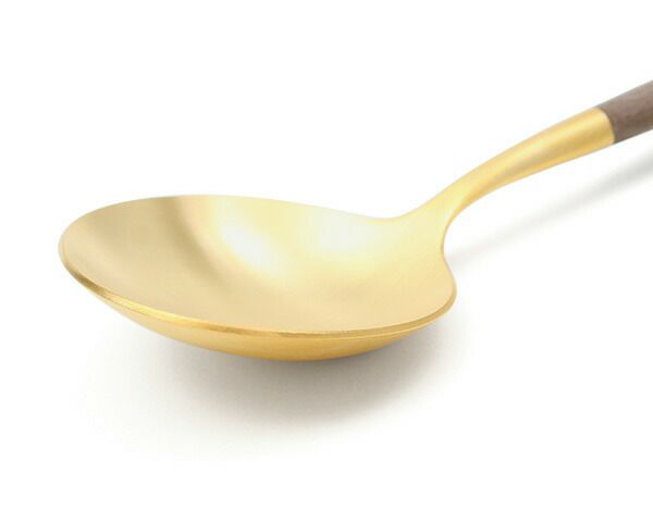 クチポール（Cutipol） ゴア/GOA ディナースプーン ブラウンマットゴールド