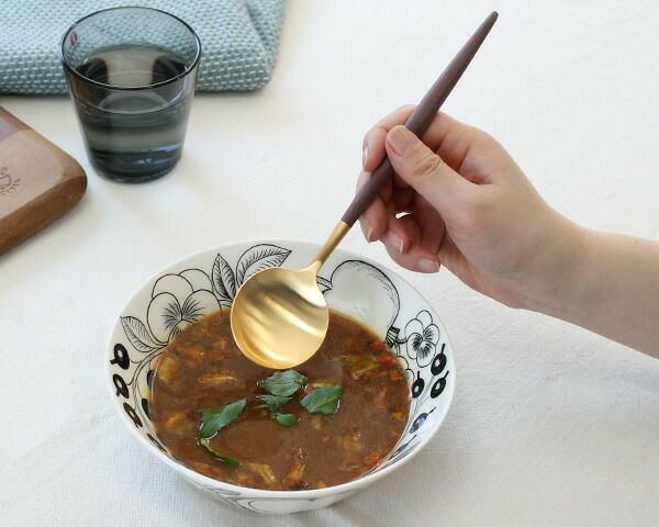 クチポール（Cutipol） ゴア/GOA ディナースプーン ブラウンマットゴールド