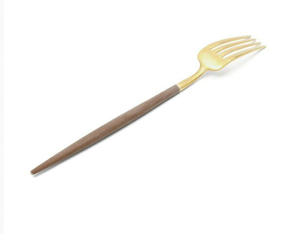 クチポール（Cutipol） ゴア/GOA デザートフォーク ブラウンマットゴールド