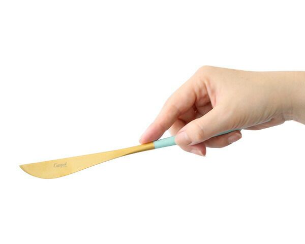 クチポール（Cutipol） ゴア/GOA ディナーナイフ ターコイズマットゴールド