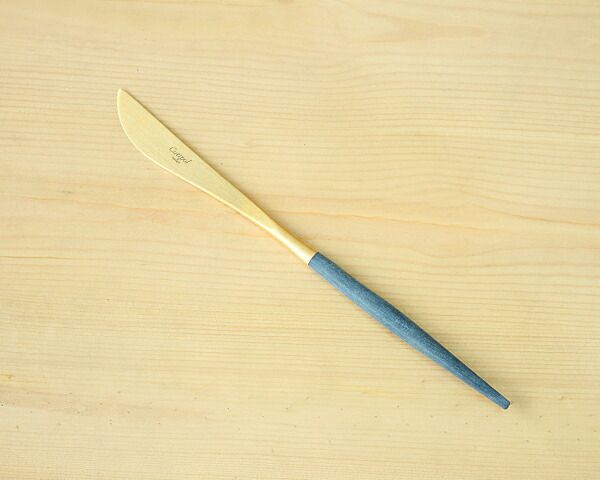 クチポール（Cutipol） ゴア/GOA ディナー/テーブルナイフ ブルーマットゴールド